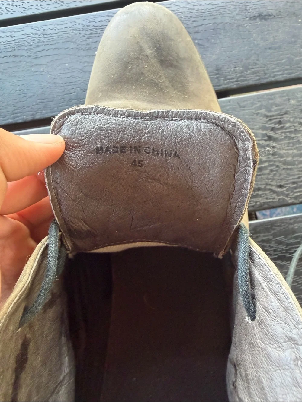 Aldo Tan/Brown Leather Chukka Boots